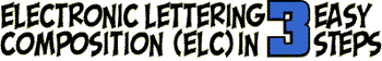 Electronic Lettering Composition in 3 easy steps