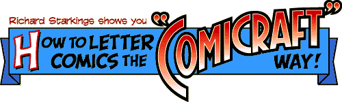 How to letter comics the Comicraft way
