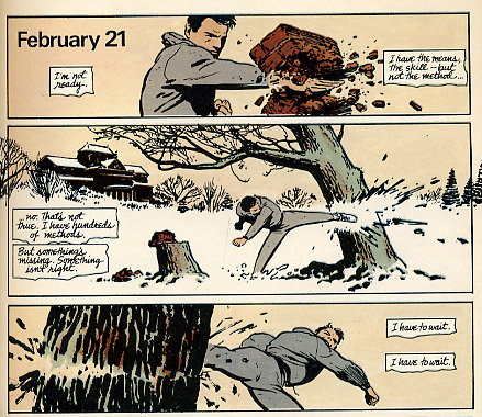 Batman: Year One comic book art
