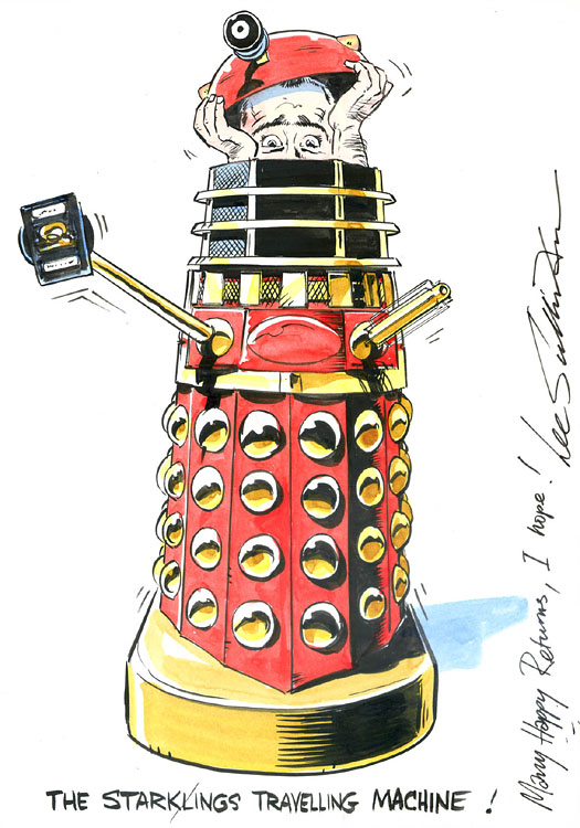 Dalek cartoon by David Velvez