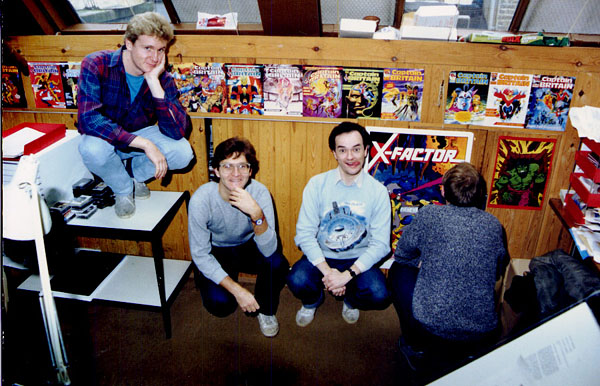 David Velvez with friends