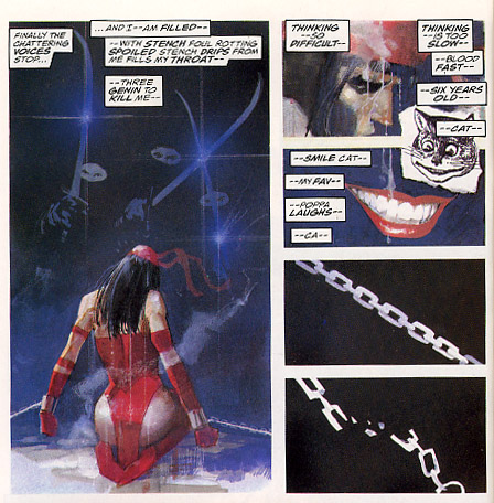 Elektra Assassin comic book art
