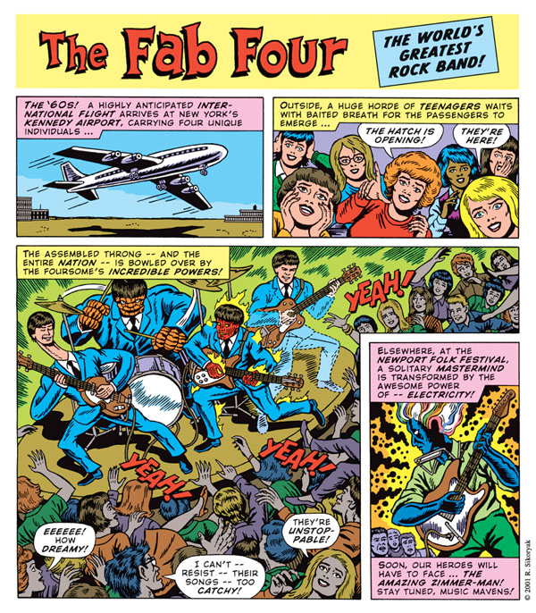 The Fab Four by R. Sikoryak