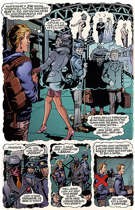 Greyshirt comic book art