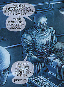 Hip Flask comic book panel