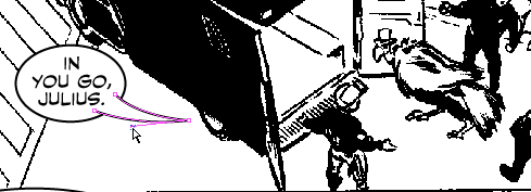 creating word balloon tail, step 4