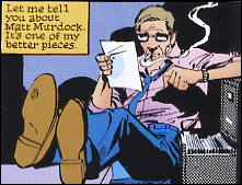 Daredevil comic book panel