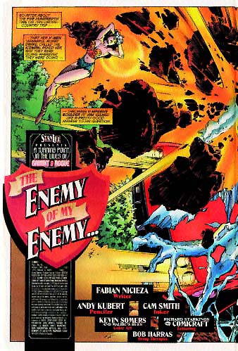 X-Men comic book page