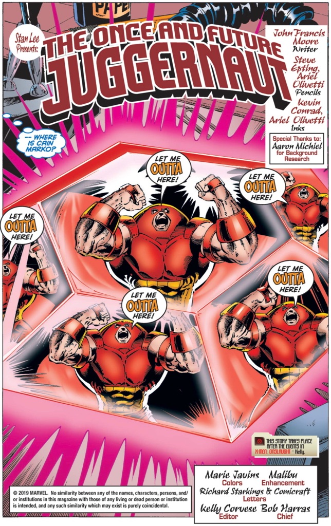 X-Men Unlimited comic book page